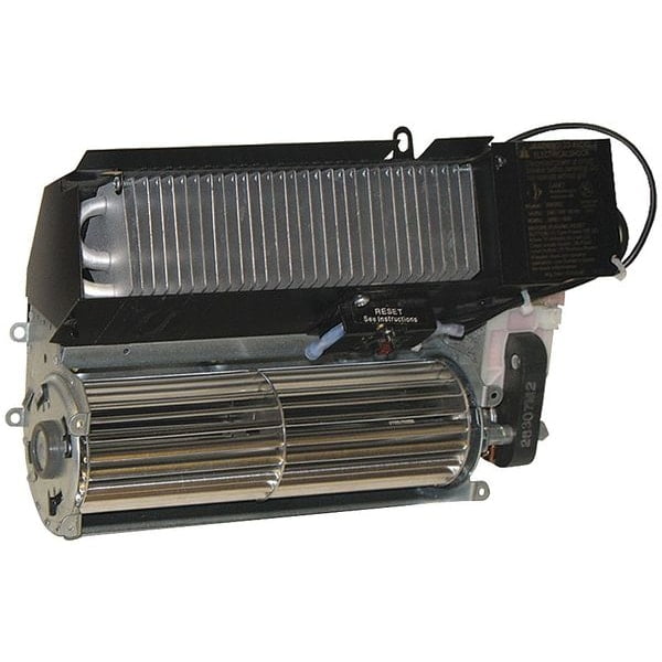 Black 240V Electric Wall Heater with Thermostat and Automatic Shut-off