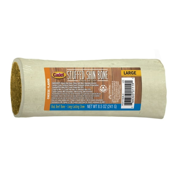 Cadet Stuffed Shin Bones for Dogs Cheese Large (1 Count)