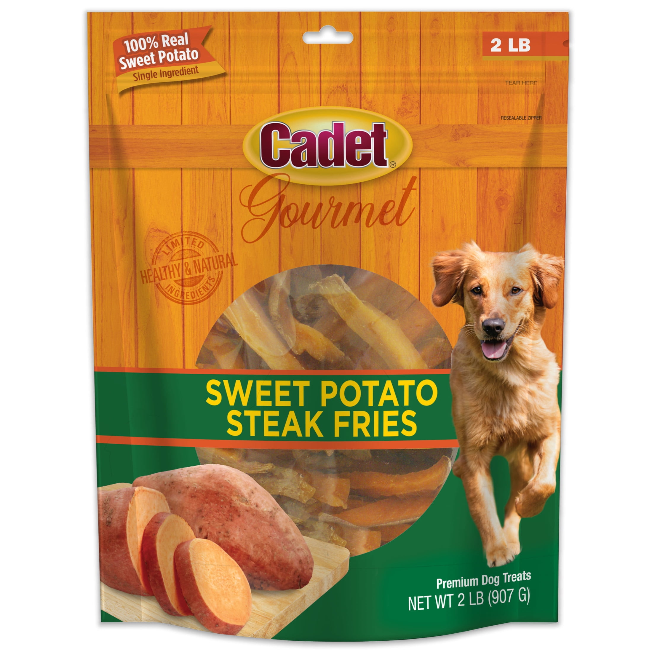 Cadet Sweet Potato Fries Dog Treats, 2 lb