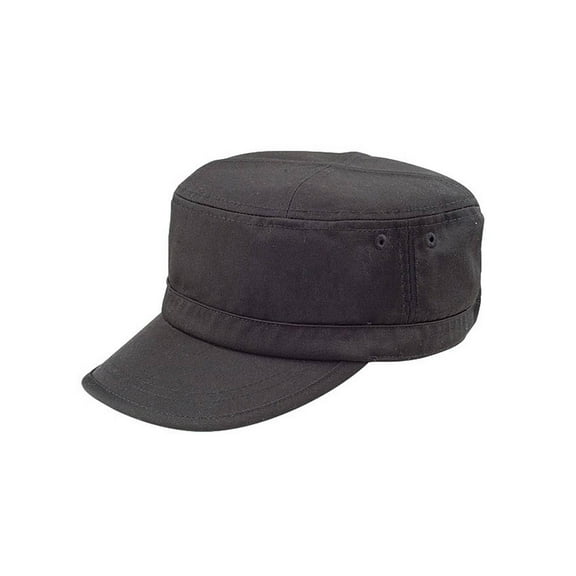 Cadet Washed Army Cap- Black