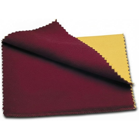 Cadie Silver Polishing Cloth with Rouge, 10 x 12 inch, 100% Treated Cotton for Jewelry and Silverware, Reusable