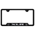 thumbnail image 1 of Cadilac XLR Laser Etched Logo Cut-Out License Plate Frame (Black), 1 of 3