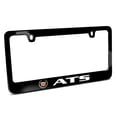 thumbnail image 1 of Cadillac ATS Logo in Full-Color Black Metal License Plate Frame, 1 of 7