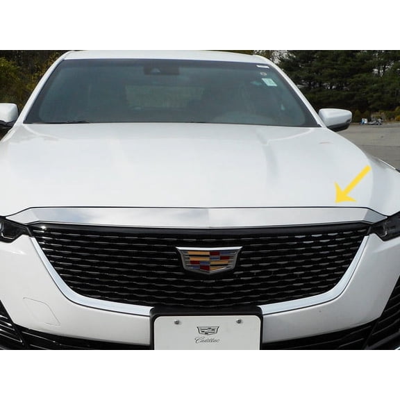 Cadillac CT5 2020-2021, 4-door, Sedan (4 piece Stainless Steel Front Grille Accent Trim Hood Trim) HT60235 QAA