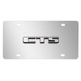 thumbnail image 1 of Cadillac CTS 3D Nameplate Mirror Chrome Stainless Steel License Plate, 1 of 5