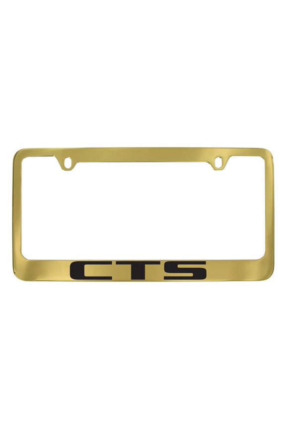CTS Polished Brass License Plate Frame