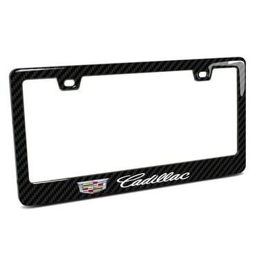 IPick Image Honda Civic Si Black Carbon Fiber Look License Plate Frame – Red Logo