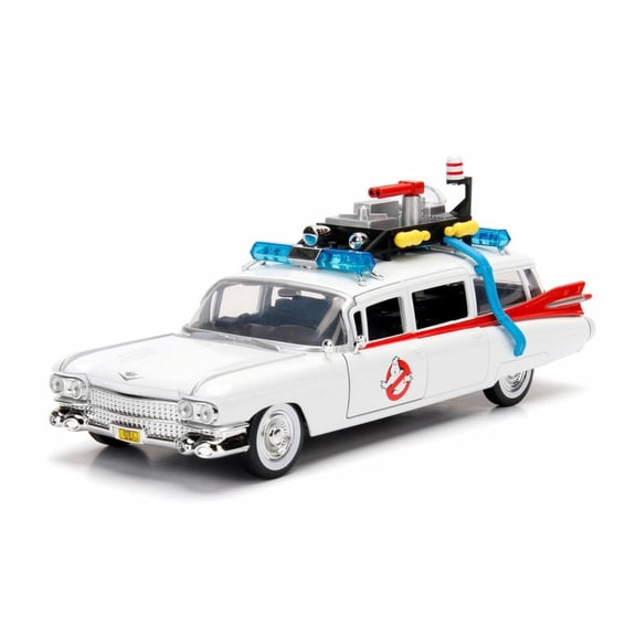Cadillac Ecto-1 Ambulance, White - Jada 99731 - 1/24 Scale Diecast Model Toy Car