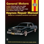 Cadillac Eldorado (71-85), Cadillac Seville (80-85), Oldsmobile Toronado (71-85), & Buick Riviera (79-85) with Gas Engines Haynes Repair Manual ^