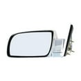 thumbnail image 1 of For Cadillac Escalade 1999 2000 Door Mirror Driver Side | Non-Heated | Manual Glass | Chrome | Manual Folding | Corner Mount | Replacement For GM1320140, 1 of 6