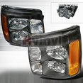 thumbnail image 1 of Cadillac Escalade 2002 2003 2004 2005 2006 Euro Headlights - Black, 1 of 1