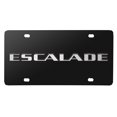 thumbnail image 1 of Cadillac Escalade 3D Nameplate Logo Black Stainless Steel License Plate, 1 of 5