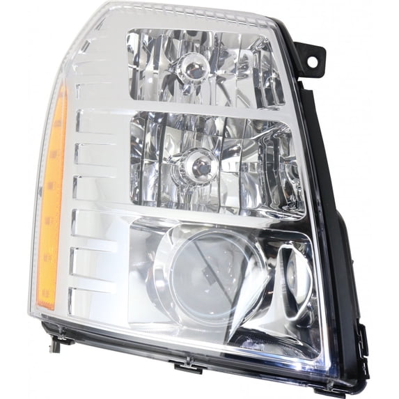 For Cadillac Escalade/ESV 2009 10 11 12 13 2014 Headlight Assembly Passenger Side | HID | Include Ballast | 2nd Design | CAPA | Replacement For GM2503348, GM2503348C | 191275707777, 20806109