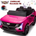 thumbnail image 1 of Cadillac Escalade IQ 24V Kids Ride on Car, 2 Seater Powered Electric Vehicle Toy Car w/ Remote Control, Music, Wireless Audio for Ages 3-8, Pink, 1 of 8