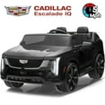thumbnail image 1 of 24V 2 Seater Ride on Cars, Licensed Cadillac Escalade IQ Powered Ride on Toys Truck with Remote Control, 4 Wheels Spring Suspension, LED Light, Electric Cars for Kids Ages 3-8 Gifts, Black, 1 of 11