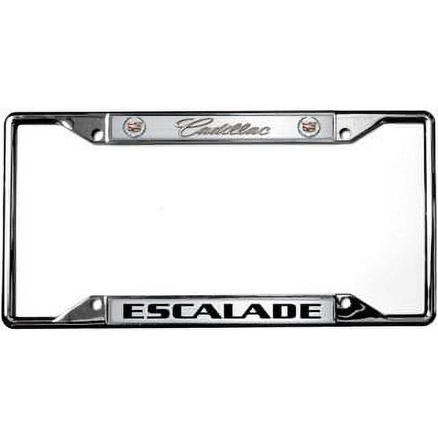 Eurosport Daytona Cadillac Escalade Stainless Steel License Plate Frame