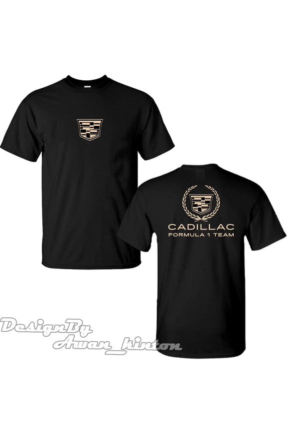 Cadillac F1 Tee Clothing - Tshirt Short Sleeve Usa Size