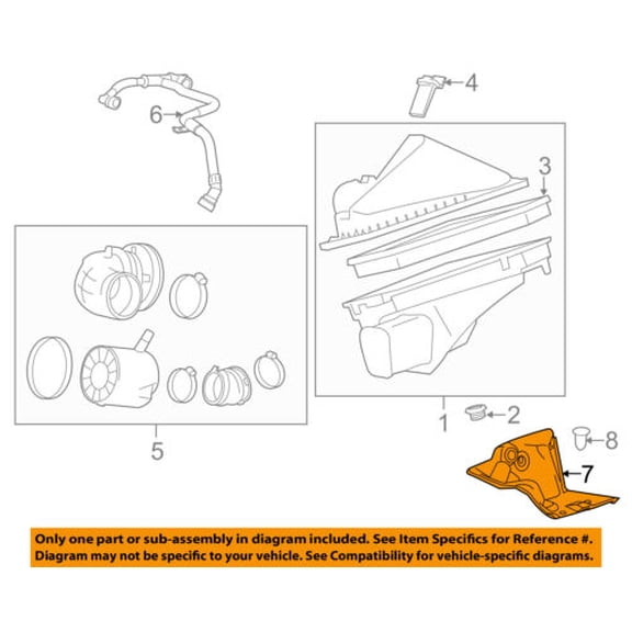 Cadillac GM OEM 13-16 ATS 2.0L-L4 Air Cleaner Intake-Shield 22833443