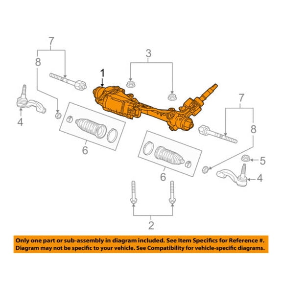 Cadillac GM OEM 17-18 ATS Steering-Gear Assembly 84233277