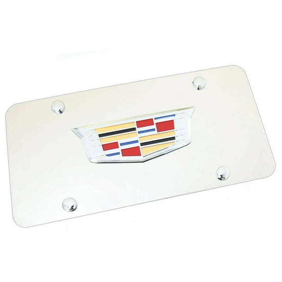 Cadillac New Logo License Plate (Chrome)