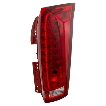 For Cadillac SRX 2010-2016 Tail Light Assembly Passenger Side | CAPA Certified | LED | Clear/Red Lens | Replacement For GM2801255, GM2801255C | 22774015