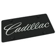 thumbnail image 1 of Cadillac Script License Plate (Silver on Black), 1 of 3