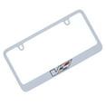 thumbnail image 1 of Cadillac V Logo Chrome Metal License Plate Frame, 1 of 3