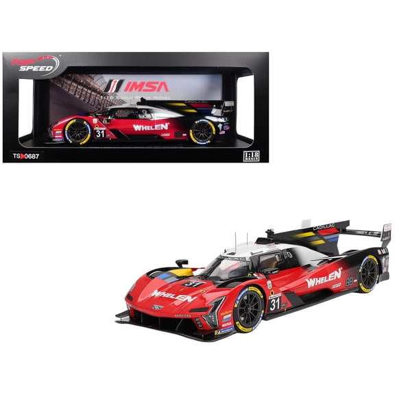 Cadillac V-Series.R #31 Jack Aitken - Felipe Drugovich - Frederik Vesti - Earl Bamber Whelen" IMSA "24 Hours of Daytona" (2025) 1/18 Model Car by Top Speed