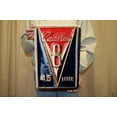 thumbnail image 1 of Cadillac V8 Metal Wall Hanging Sign - Black & Red : 18" x 12", 1 of 1