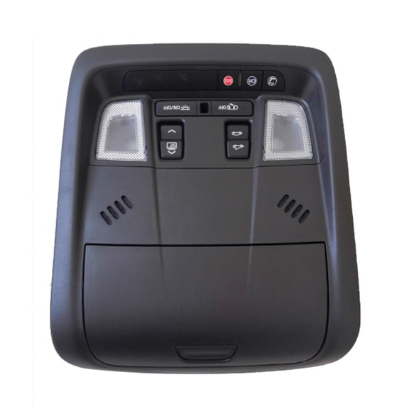 For Cadillac XT5 2016-2022, For Chevrolet Equinox Overhead Console, Sunroof Switch Console With Storage Box, Overhead Dome Console Map Reading Light-black