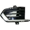 thumbnail image 1 of For Cadillac XT5 2017 18 19 20 21 2022 Bumper Grille Driver Side | Front | Made of ABS Plastic | Black With Satin Chrome Molding | Replacement For GM1038205 | 191275229514, 84107960, 1 of 5