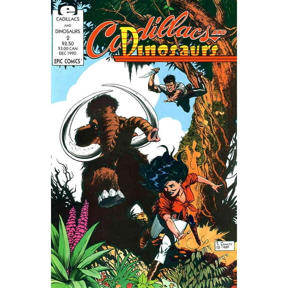 Cadillacs And Dinosaurs #2 VF ; Epic Comic Book