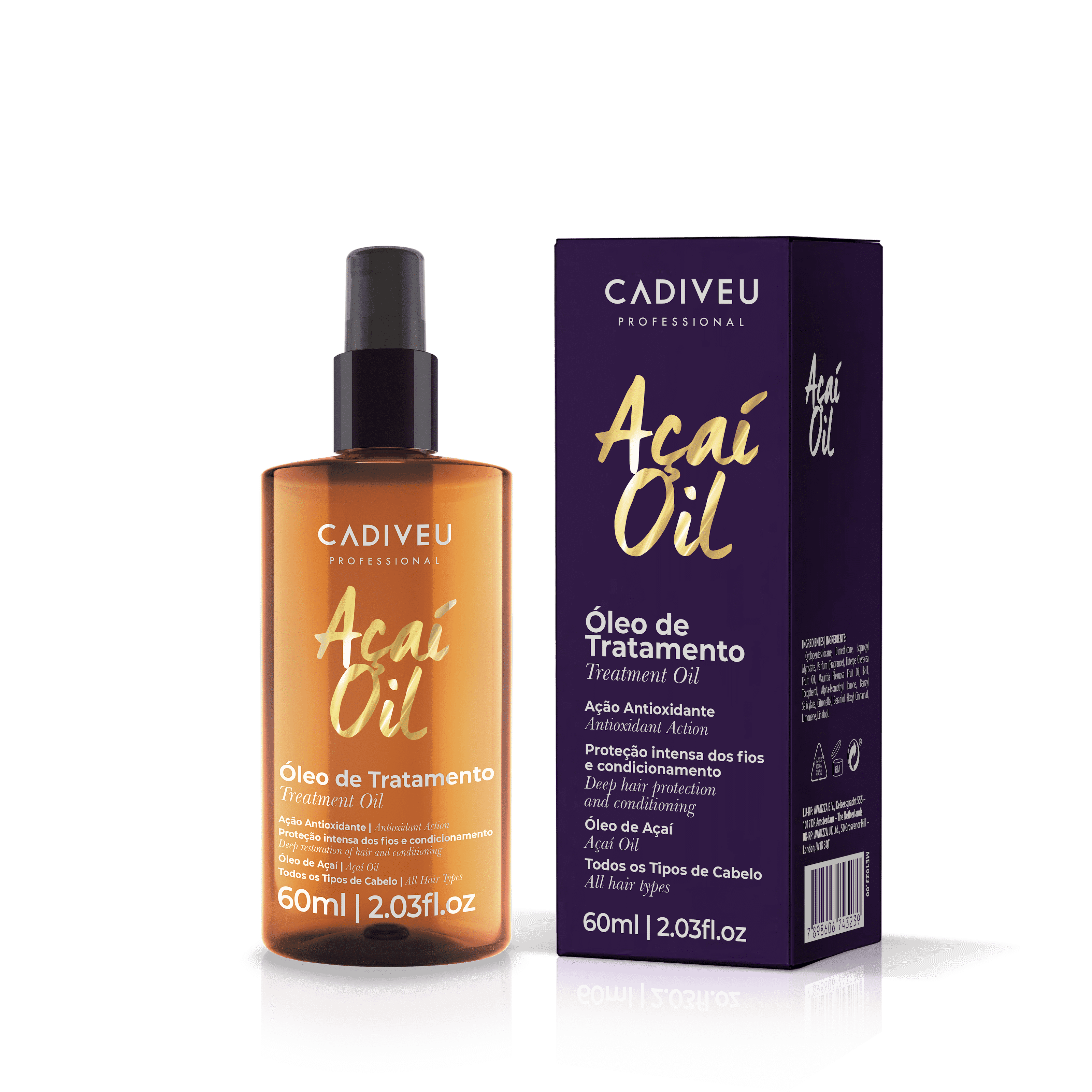 CADIVEU good Acai Treatmeant Oil For All Hair Type