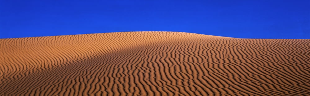 Cadiz Dunes at Mojave Desert California USA Canvas Art - Panoramic Images (6 x 18)