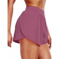 thumbnail image 1 of Cadmus Womens Athletic Running Shorts Lightweight High Split Comfy Liner for Gym Workout Track,1 Pack,Purple,L, 1 of 8