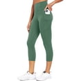 thumbnail image 1 of Cadmus High Waist Capri Leggings with Pockets, 20" Soft Comfy Running Workout Crop Yoga Pants for Women 4 Way Stretch, 1 of 7