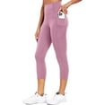 thumbnail image 1 of Cadmus High Waist Capri Leggings with Pockets, 20" Soft Comfy Running Workout Crop Yoga Pants for Women 4 Way Stretch, 1 of 7