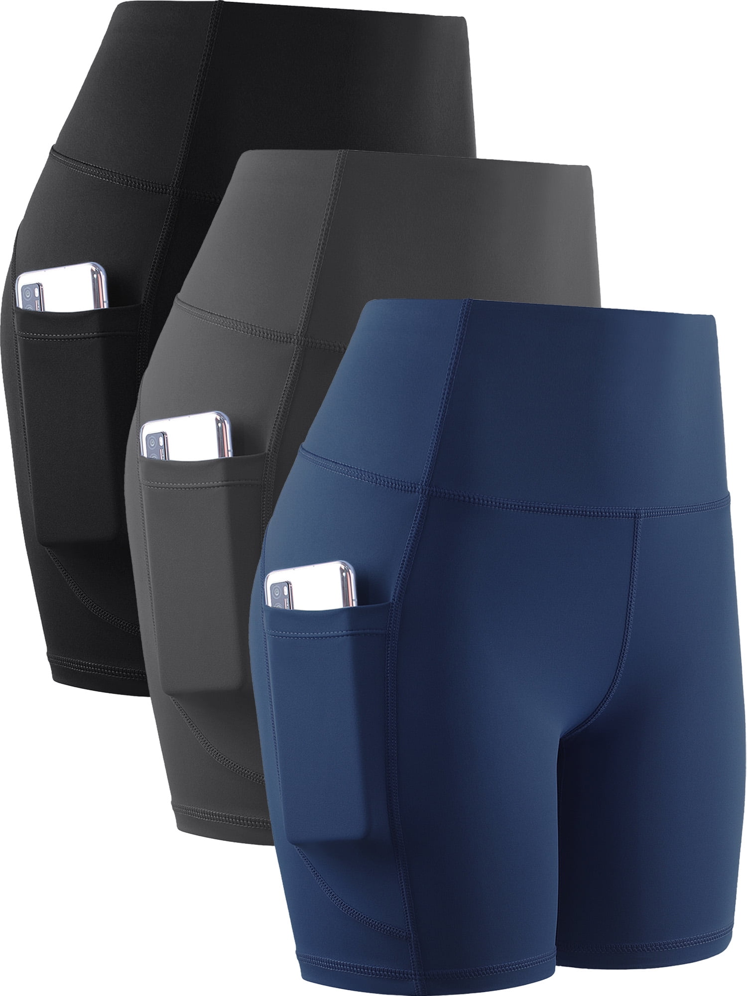 Cadmus High Waist Yoga Shorts for Women Moisture Wicking Breathable ...