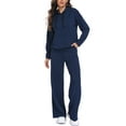 thumbnail image 1 of Cadmus Lounge Sets for Women 2-Piece Fall Sweatsuits Comfy Wide Leg Sweatpants and Long Sleeve Hoodies Outfits, Regular/ Tall, 1 of 8