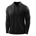 thumbnail image 1 of Cadmus Men's UPF 50+ Sun Protection Long Sleeve Shirts Dry Fit Hoodies for Running, Fishing, Hiking & Outdoor Workouts,1 Pack,096,Black,XXX-Large, 1 of 6