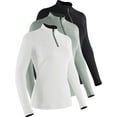 thumbnail image 1 of Cadmus Women's 3-Pack Compression Long Sleeve Shirts 1/4 Zip Stand-up Collar Sun Protection Quick Dry Workout Hiking Yoga Athletic Running Shirts Rash Guard,#22,(Black,Grey,White), M, 1 of 8