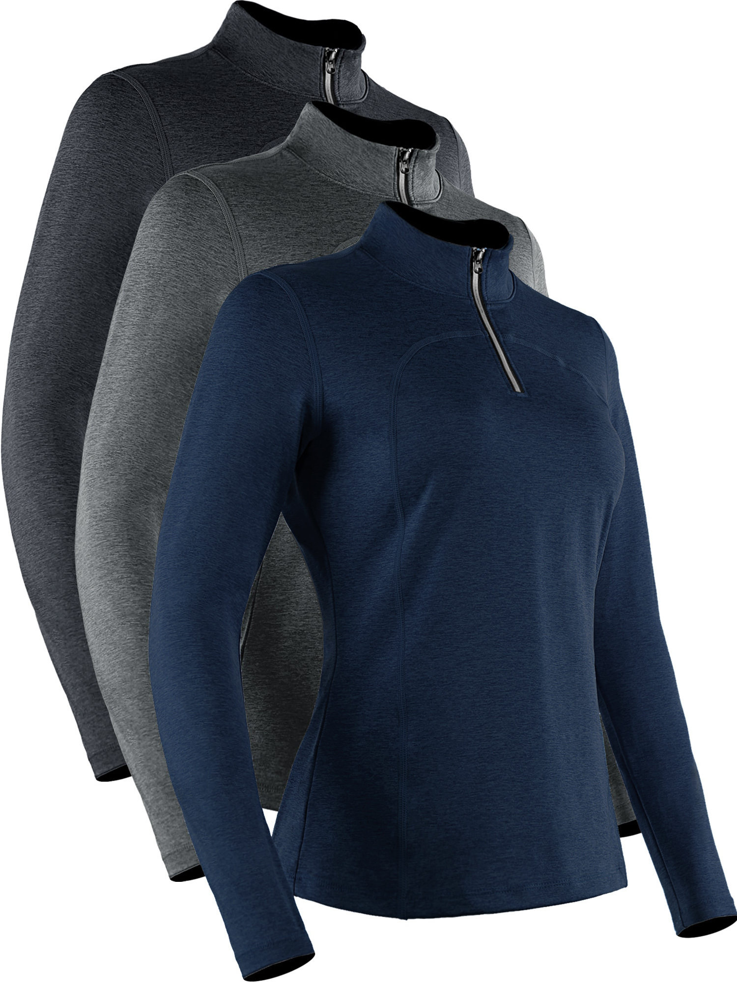 Women's Compression Shirt Dry Fit Athletic Long Sleeve Running TShirt