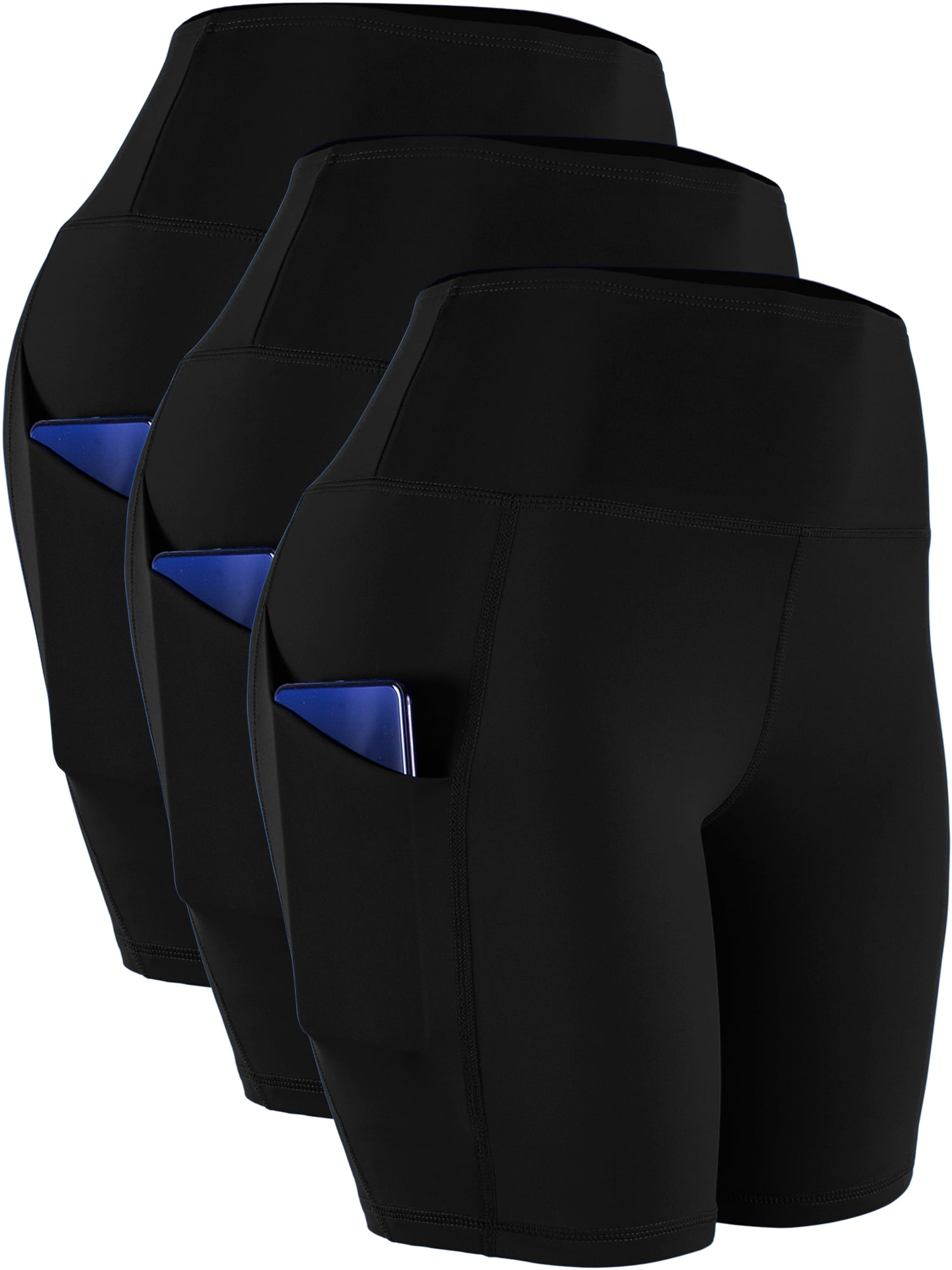 DPOIS Women's Shiny Metallic Workout Leggings High Waist Compression Yoga  Pants Tights Activewear 