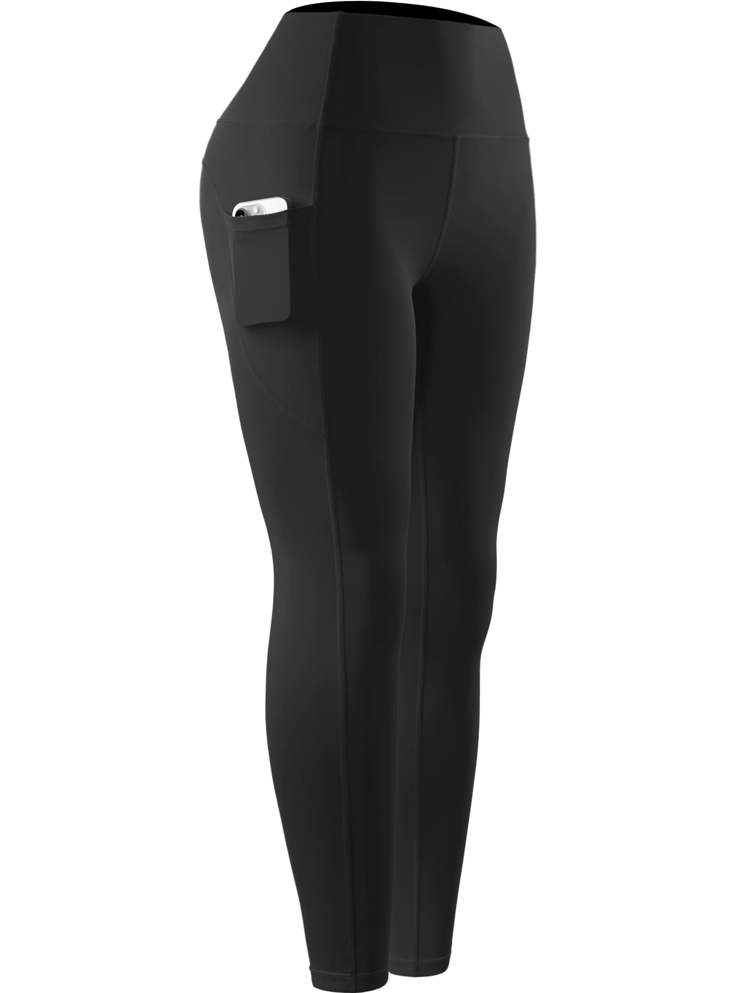 Cadmus Women's Workout Pant 27" High Waist Compression Leggings for Yoga Running Deep Pockets