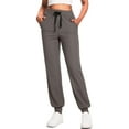 thumbnail image 1 of Cadmus Womens 29'' Sweatpants with Pockets Lounge Comfy Drawstring Athletic Running Workout Joggers, Petite/Regular, 1 of 8