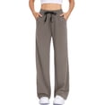 thumbnail image 1 of Cadmus Womens Wide Leg Sweatpants High Waist Loose Soft Casual Workout Pants with Pockets, 1 of 7