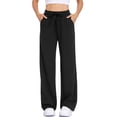 thumbnail image 1 of Cadmus Womens Wide Leg Sweatpants High Waist Loose Soft Casual Workout Pants with Pockets, 1 of 12
