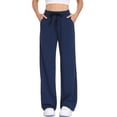 thumbnail image 1 of Cadmus Womens Wide Leg Sweatpants High Waist Loose Soft Casual Workout Pants with Pockets, 1 of 12