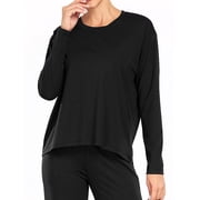 Cadmus Womens Plus Size Loose Workout Tops Long Sleeve Tee Shirts Athletic Shirts Casual Comfy Sun Protection Activewear Tops for Gym Running Yoga
