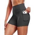 thumbnail image 1 of Cadmus Womens High-Waist Stretch Yoga Shorts Ultra Soft Naked Feeling Workout Shorts with Lycra Fabric for Running & Gym, 1 of 11